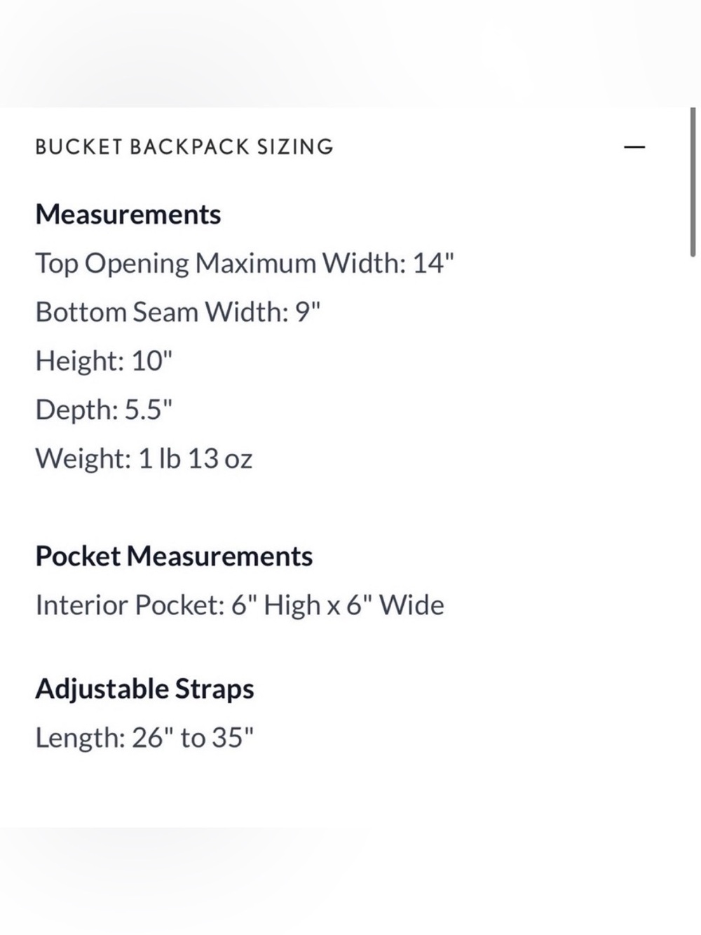 Portland Leather Nutmeg Brown Pebbled Leather Bucket Backpack - Picture 13 of 13